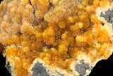 Intense Orange Calcite Crystal Cluster - Poland #94123-3